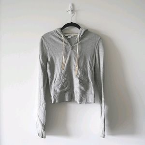 Express Soft Grey Lounge Athleisure Hoodie